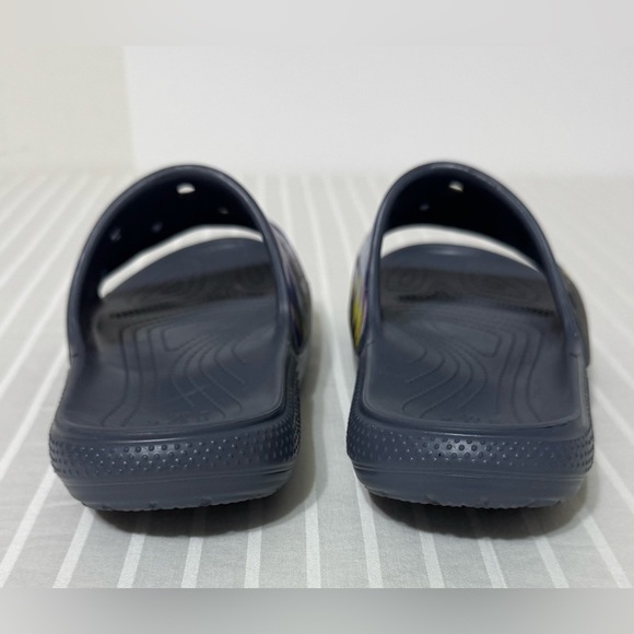 CROCS Classic Slide Sandals Meta Scape City Graphic Print Size 9 Men / 11 Women - Picture 8 of 15